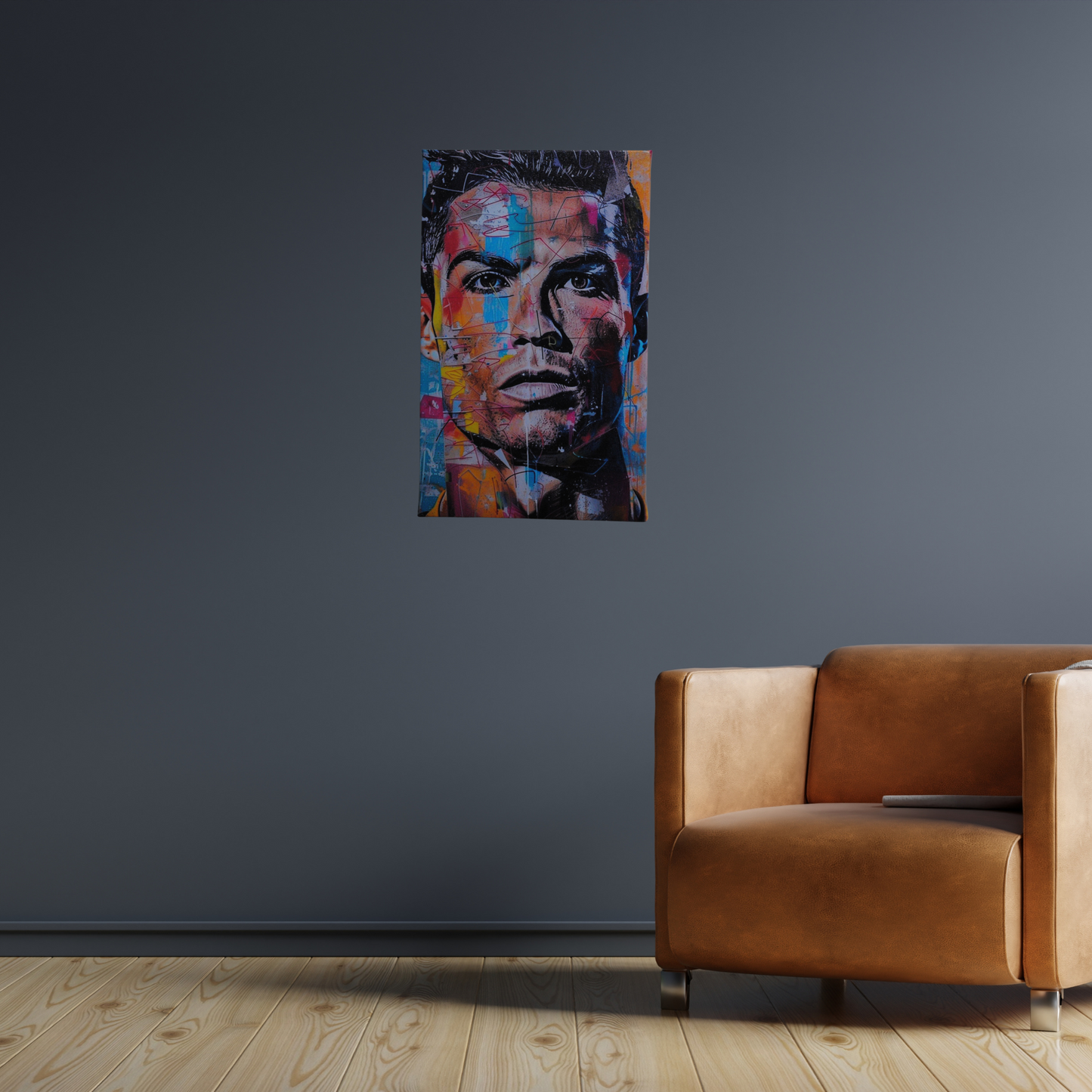 Cristiano Ronaldo Art Deco Artwork