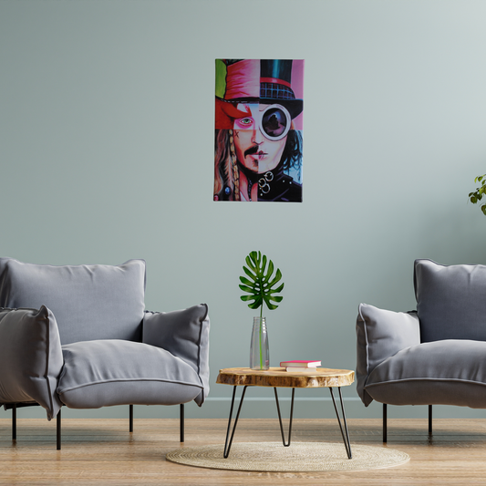 Johnny Depp Abstract in Some of His Film Roles