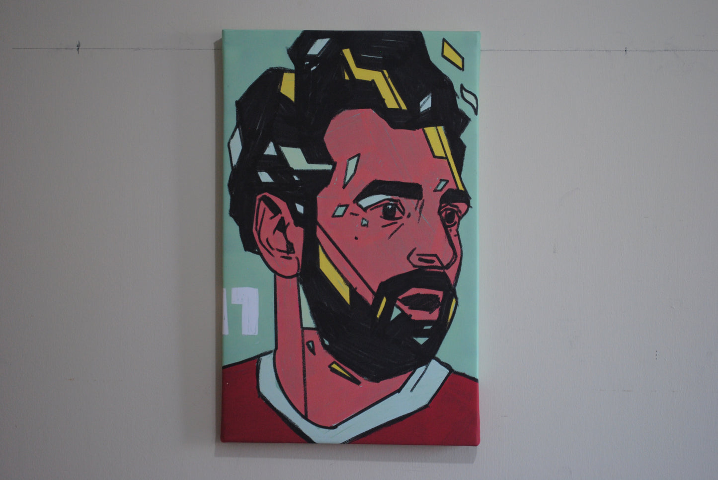 Mo Salah Abstract Artwork