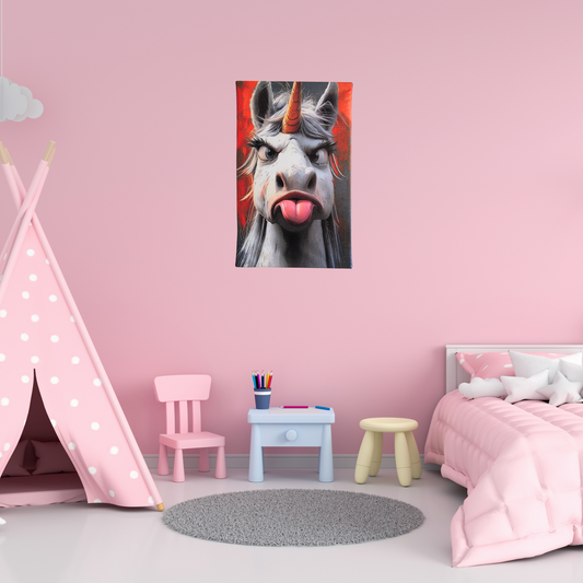 Cheeky Unicorn Sticking Her Tongue Out